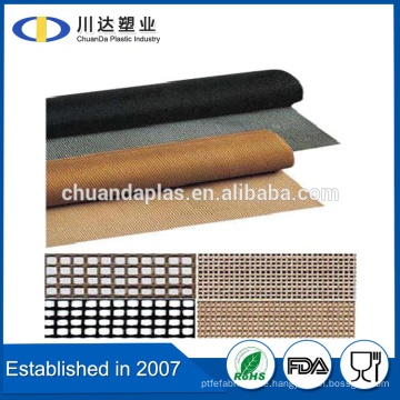 Taixin Lieferant FDA LFGB Zertifikat PTFE Teflon beschichtet Fiberglas offen Mesh Conveyer Gürtel Preis